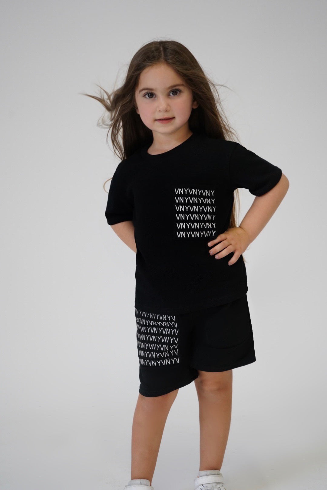 Kids “YVN-Pocket” T-Shirt - Black