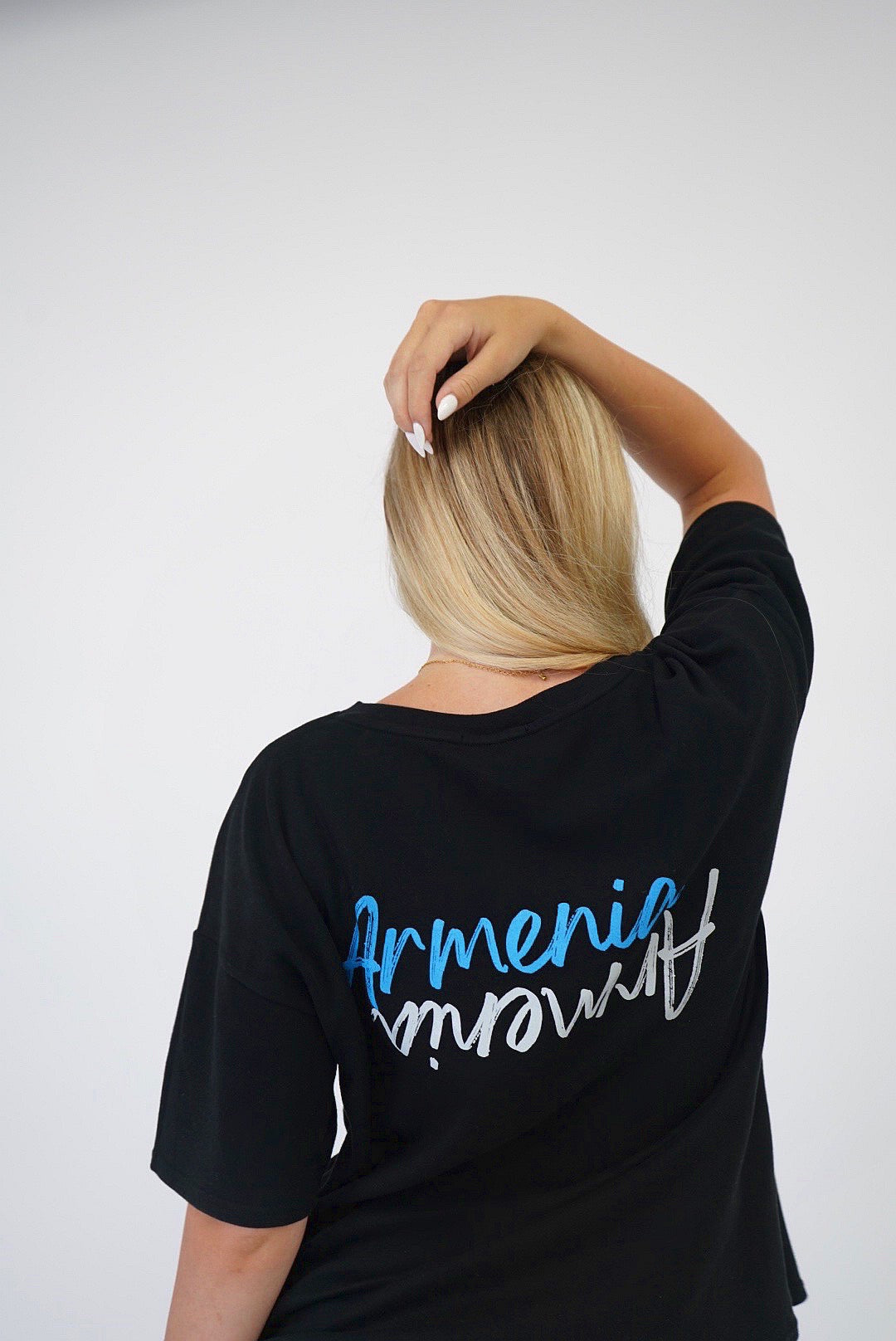 "Armenia” T-shirt - Blue/Black