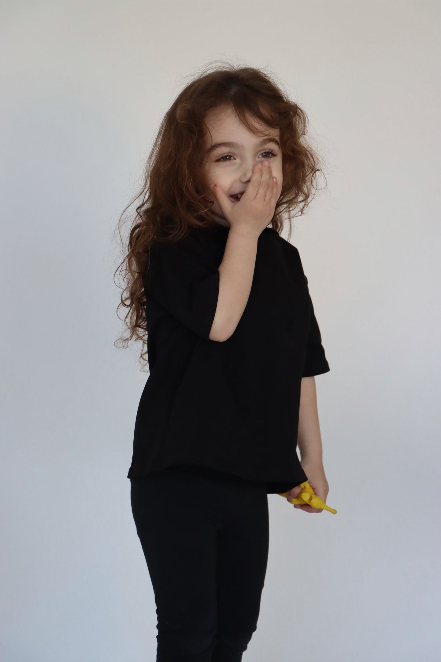 Kids "YERE1" T-shirts - Black