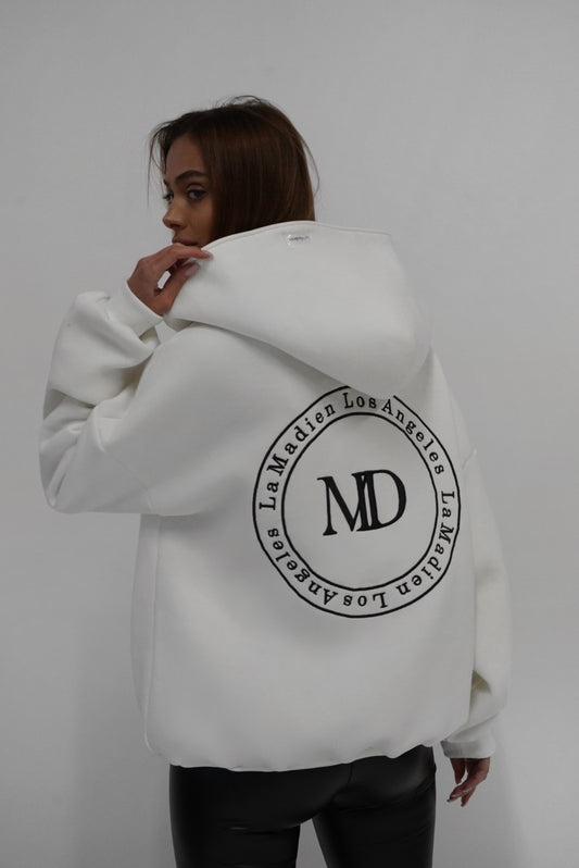 Women "TWENTY24" Hoodie - White/black