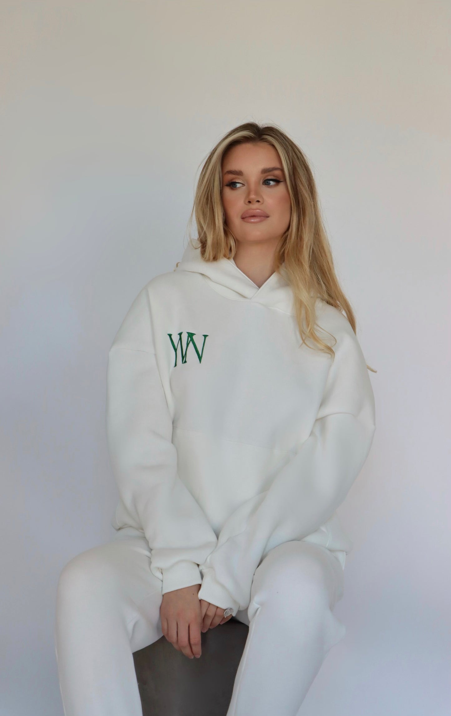 Women "YERE1" Hoodie - White