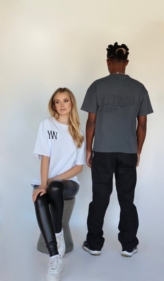 Woman/Men "YERE1" T-shirts - White