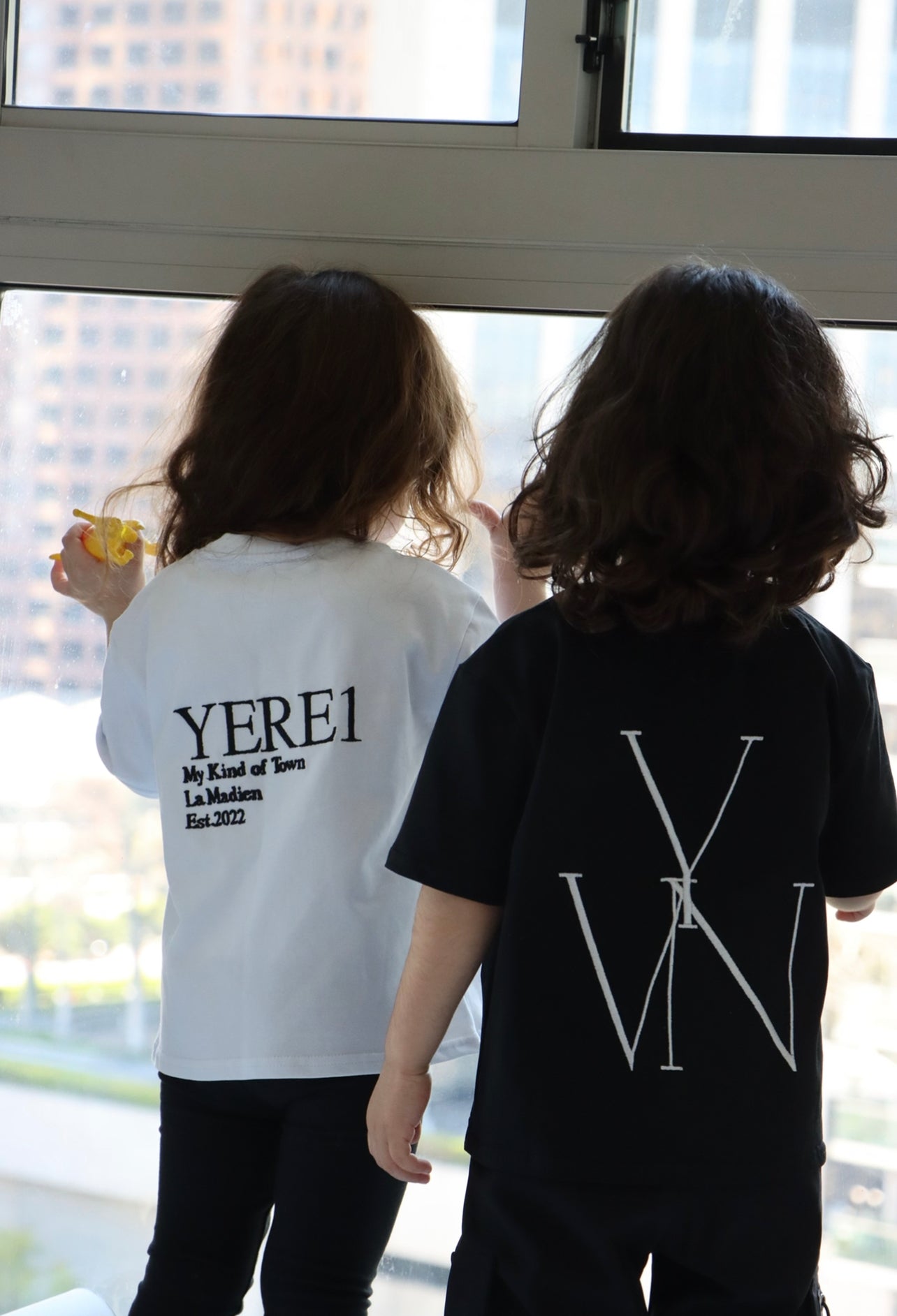 Kids "YERE1" T-shirts - White