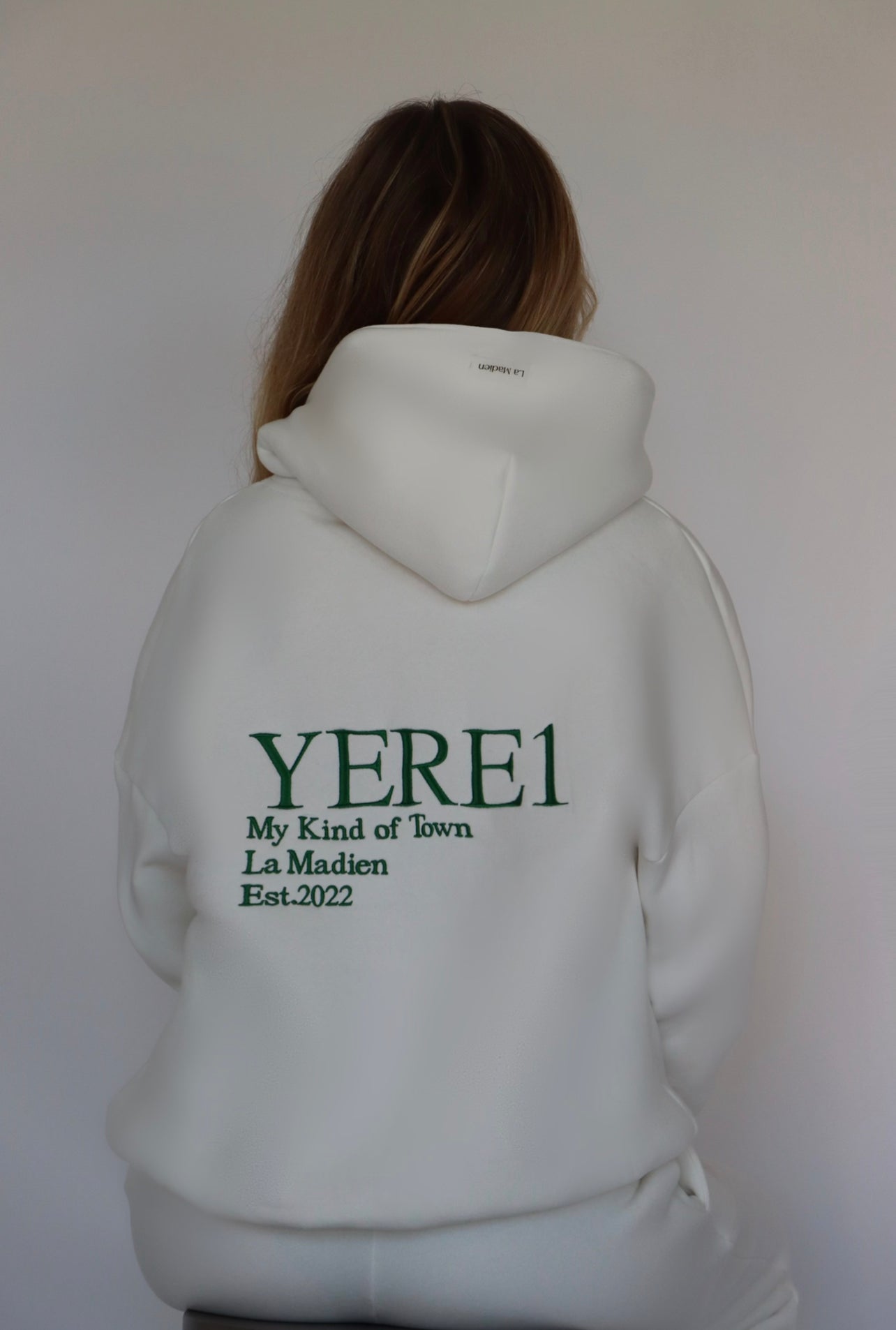 Women "YERE1" Hoodie - White