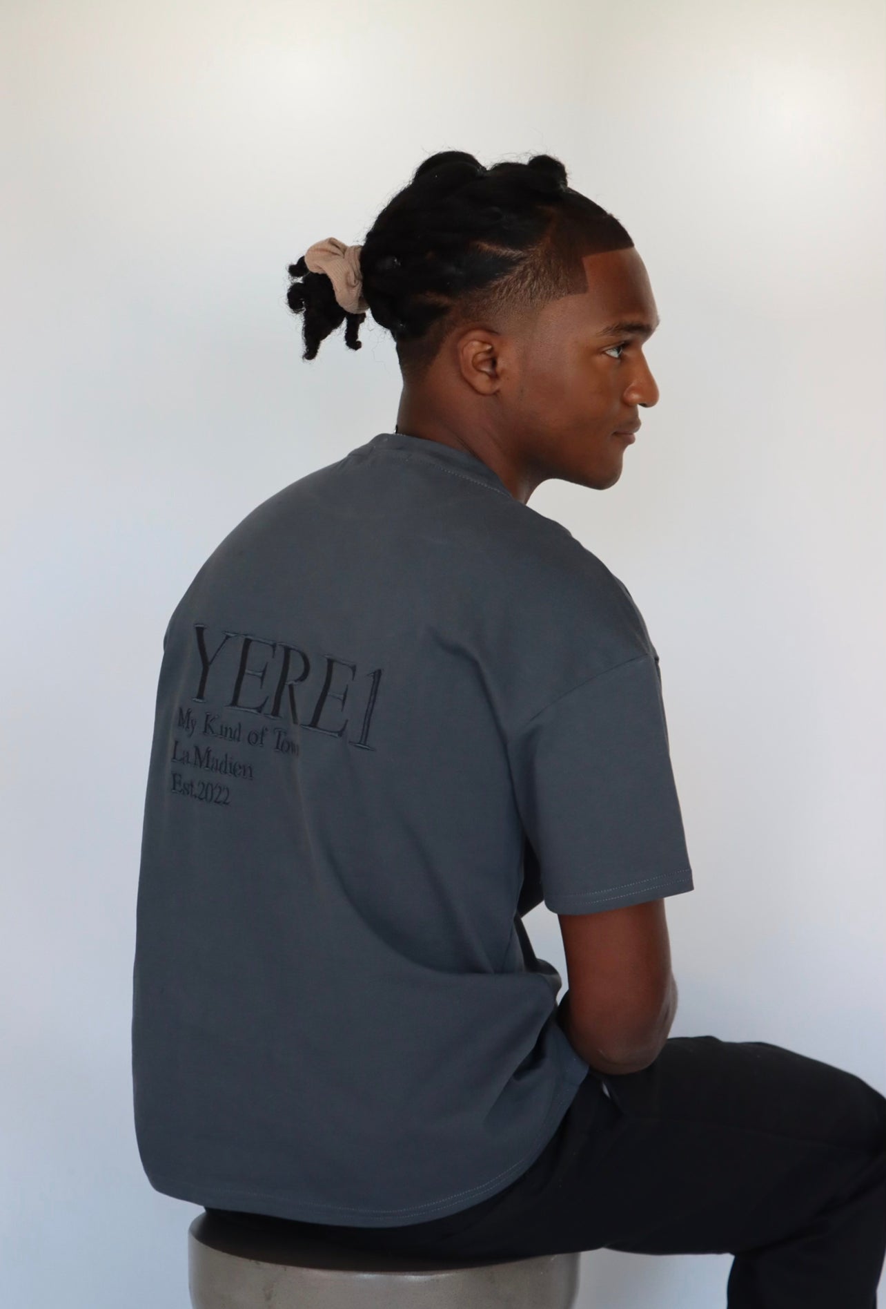 Man "YERE1" T-shirts - Gray