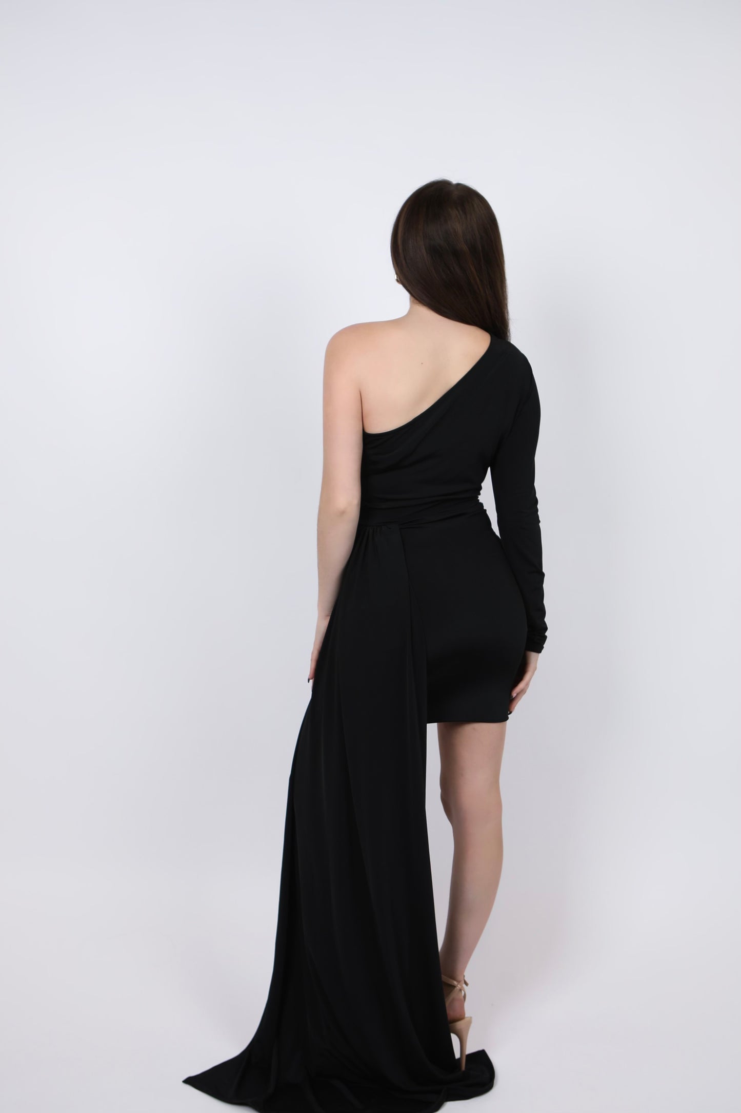 One Shoulder Draped