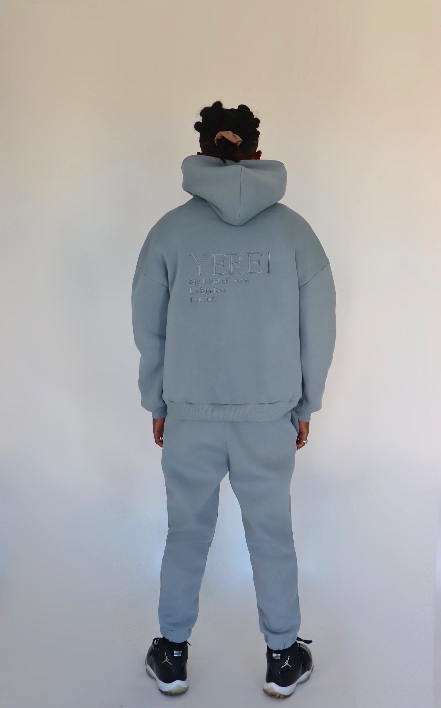 Men "YERE1" Hoodie - Blue