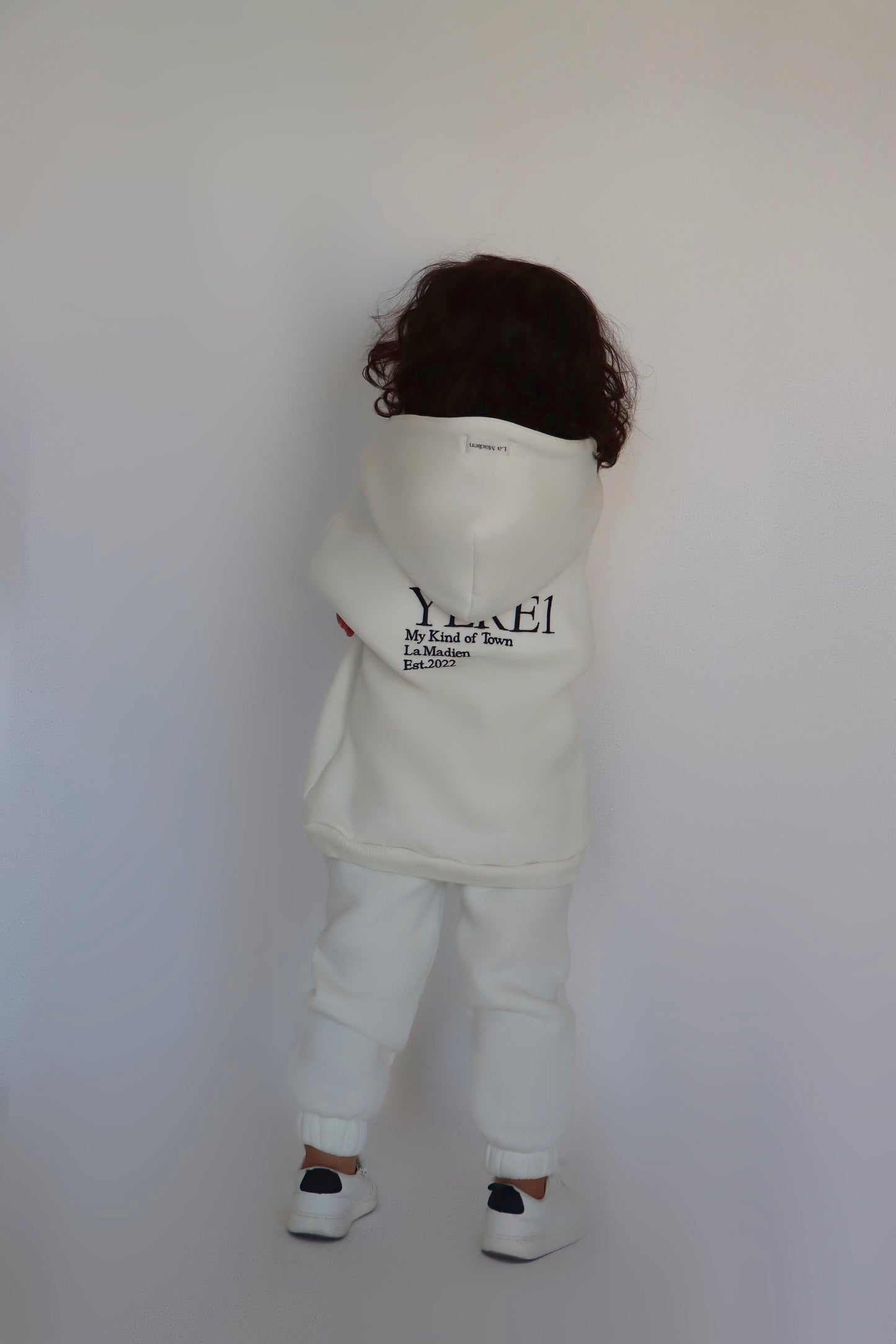 Kids "YERE1" Sweatpants- White