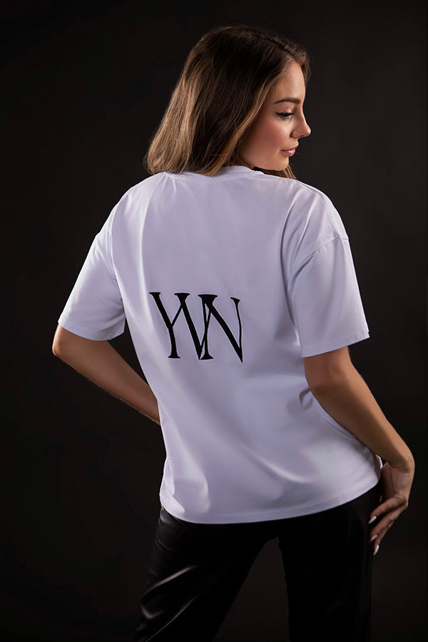 Women YVN T Shirt White